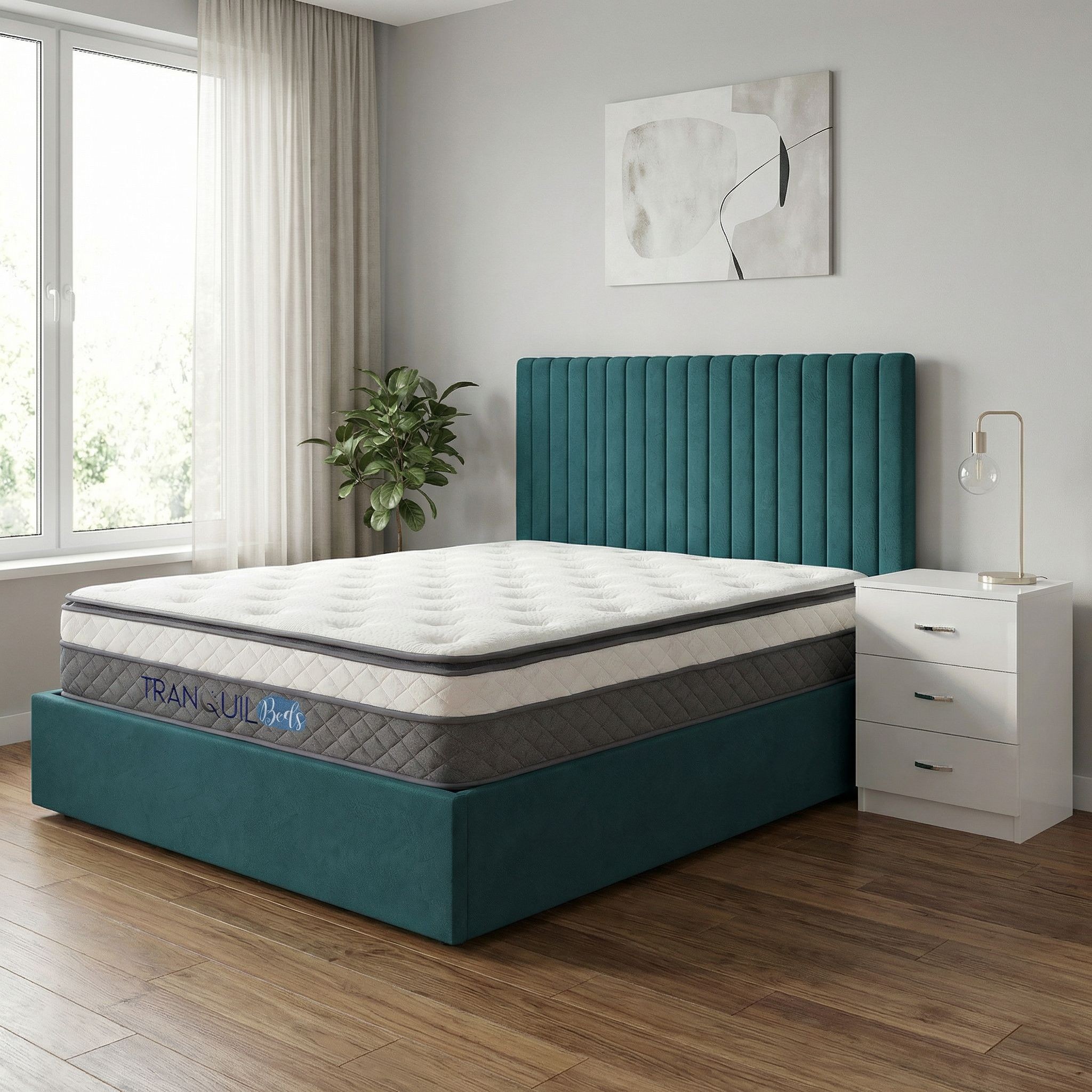 Tranquil Beds Muse 800 Pocket Sprung Pillow Top Mattress - 35cm - Image 3