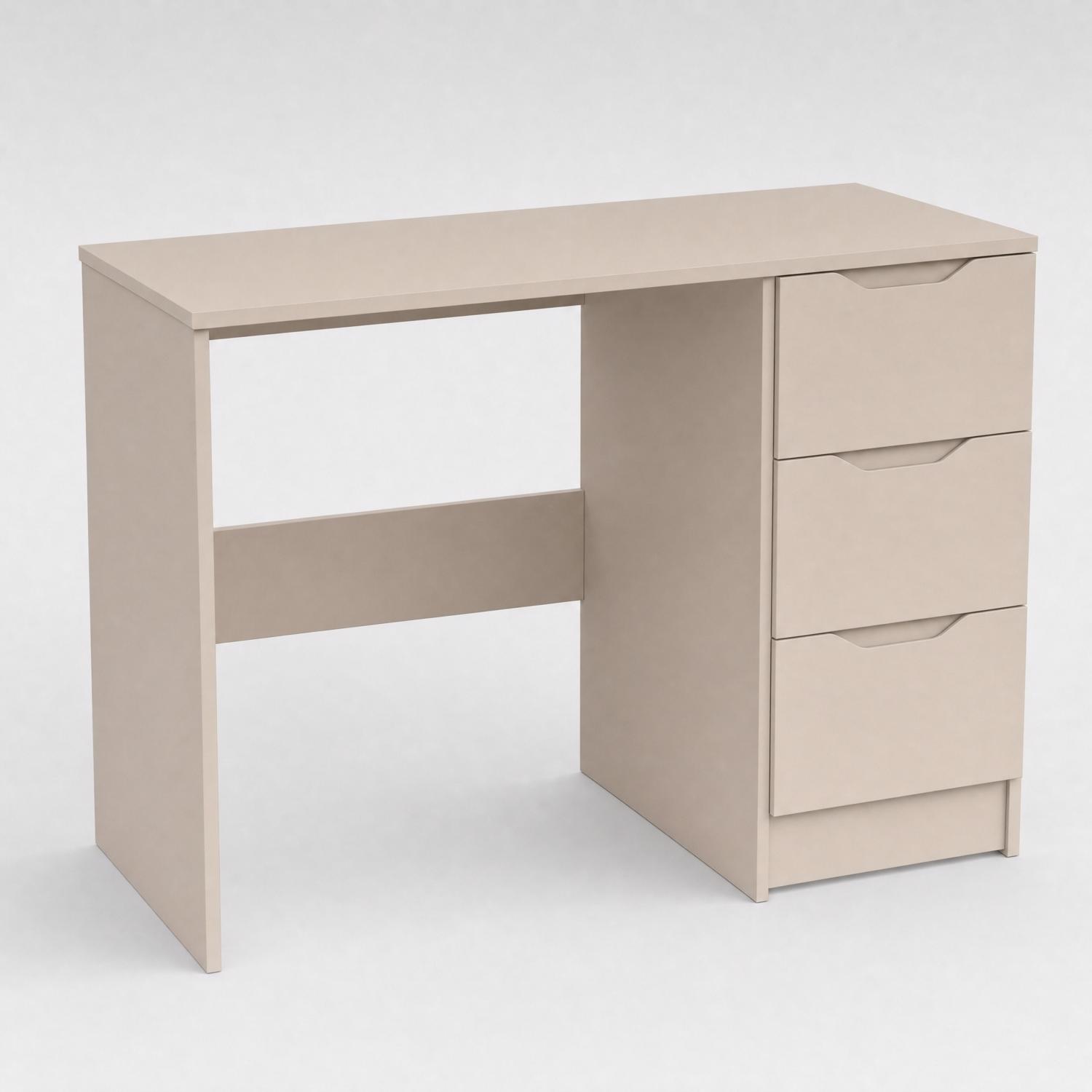 FWStyle Luno 3 Drawer Dressing Table - Putty - Image 5