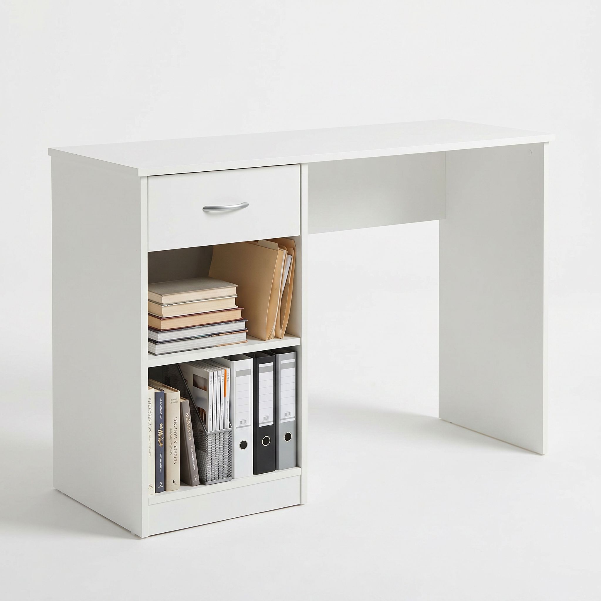 Promo Study Desk Dressing Table - Matt White - Image 2