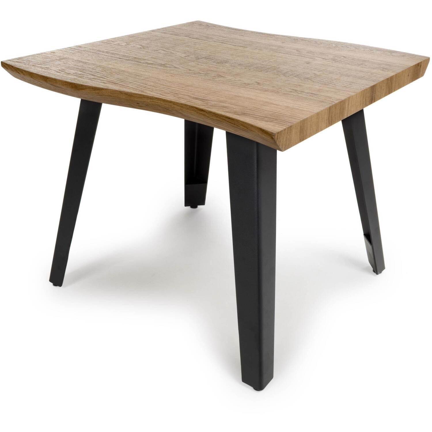 Nassau Wave Edge Lamp Table - Oak - Image 3