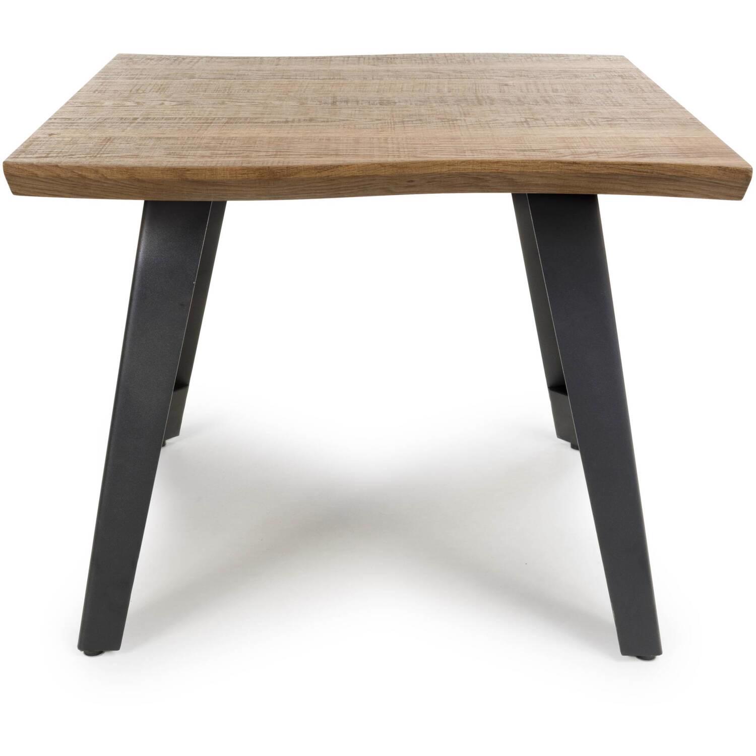 Nassau Wave Edge Lamp Table - Oak - Image 4