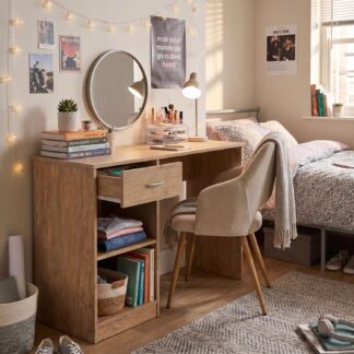 FWStyle Promo 1 Drawer Open Shelf Study Desk - Oak