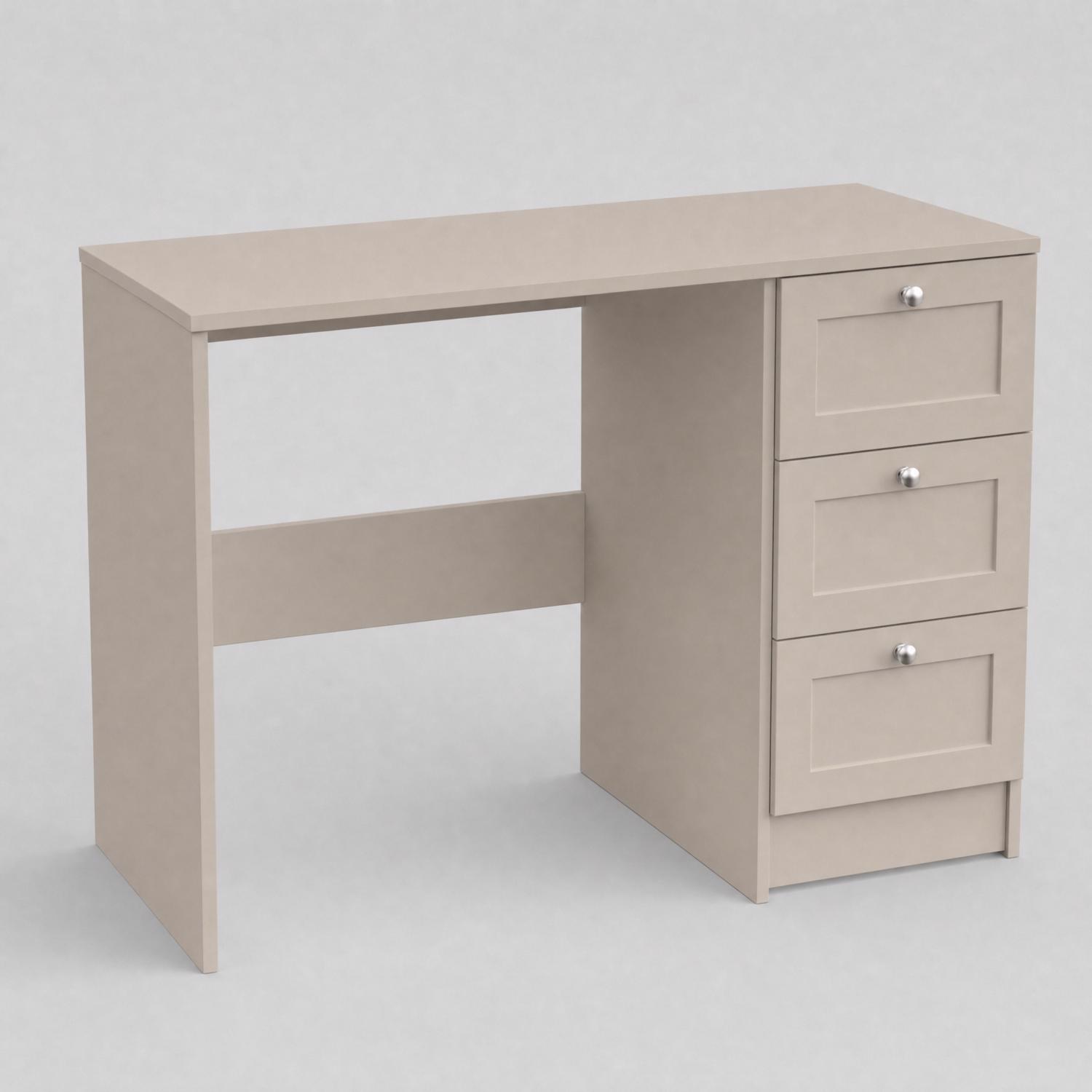 FWStyle Artus 3 Drawer Dressing Table - Beige - Image 5