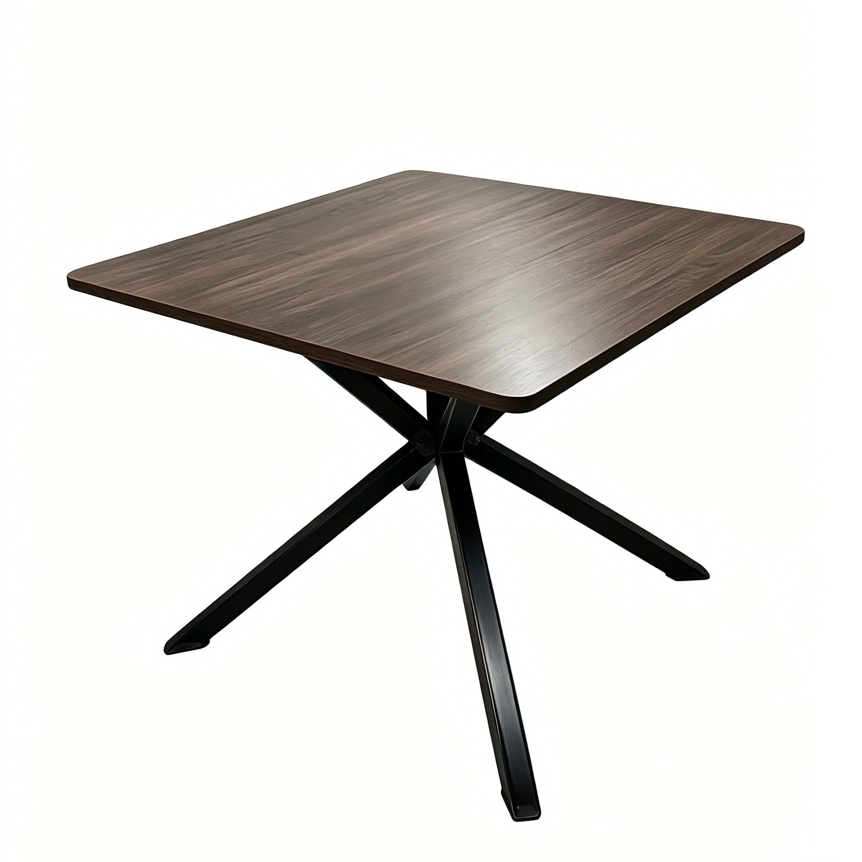 Eden Dark Oak X Base Dining Table 80x80cm